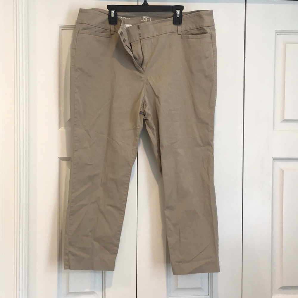 Size 14P original ankle pant LOFT women